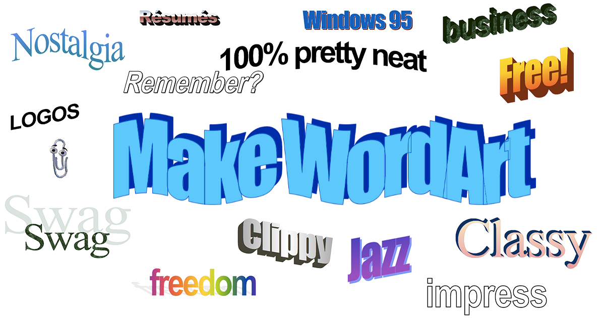 Make WordArt - Online word art generator